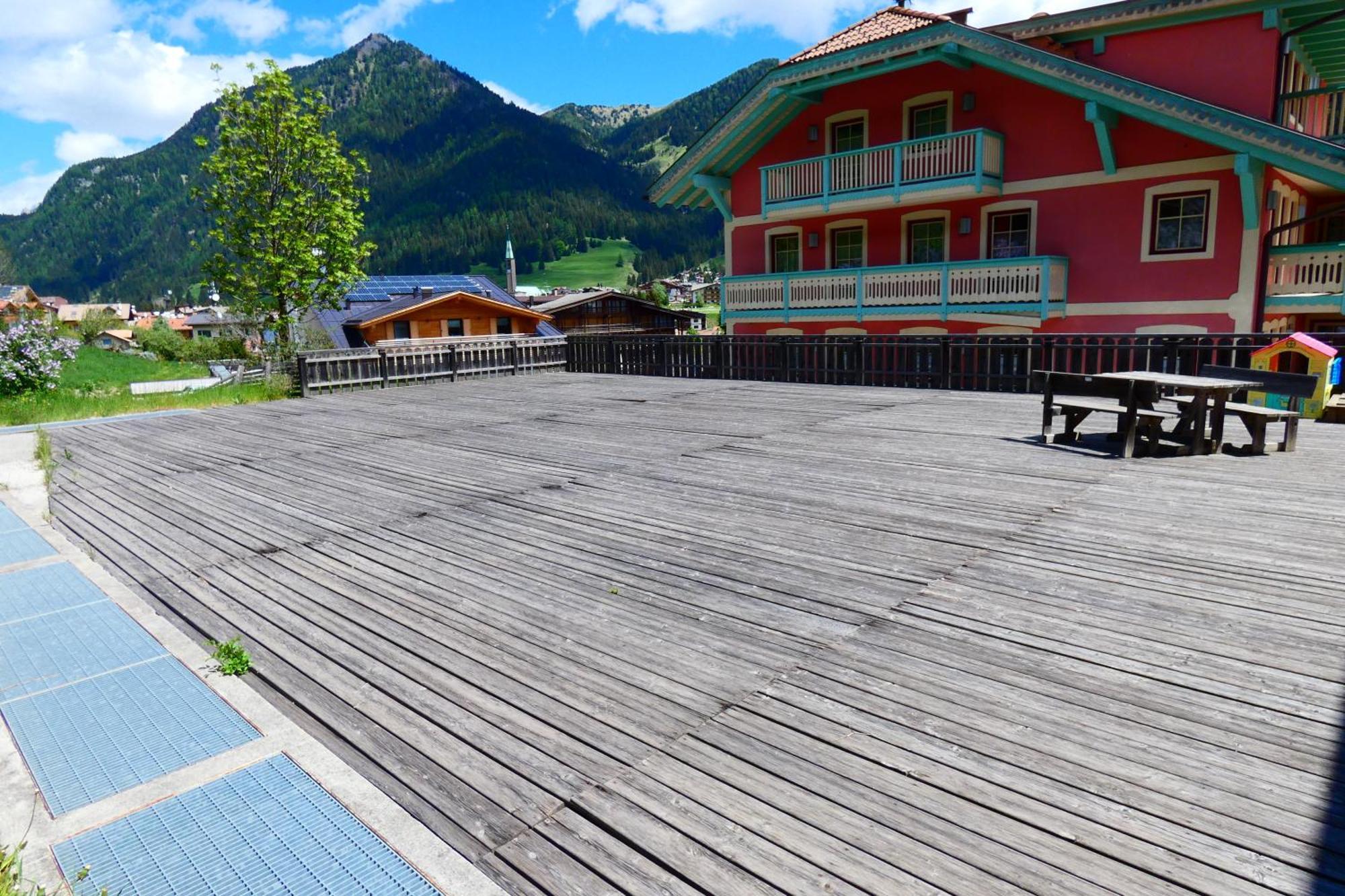 Ferienwohnung Casa Al Mesdi Pozza di Fassa Exterior foto