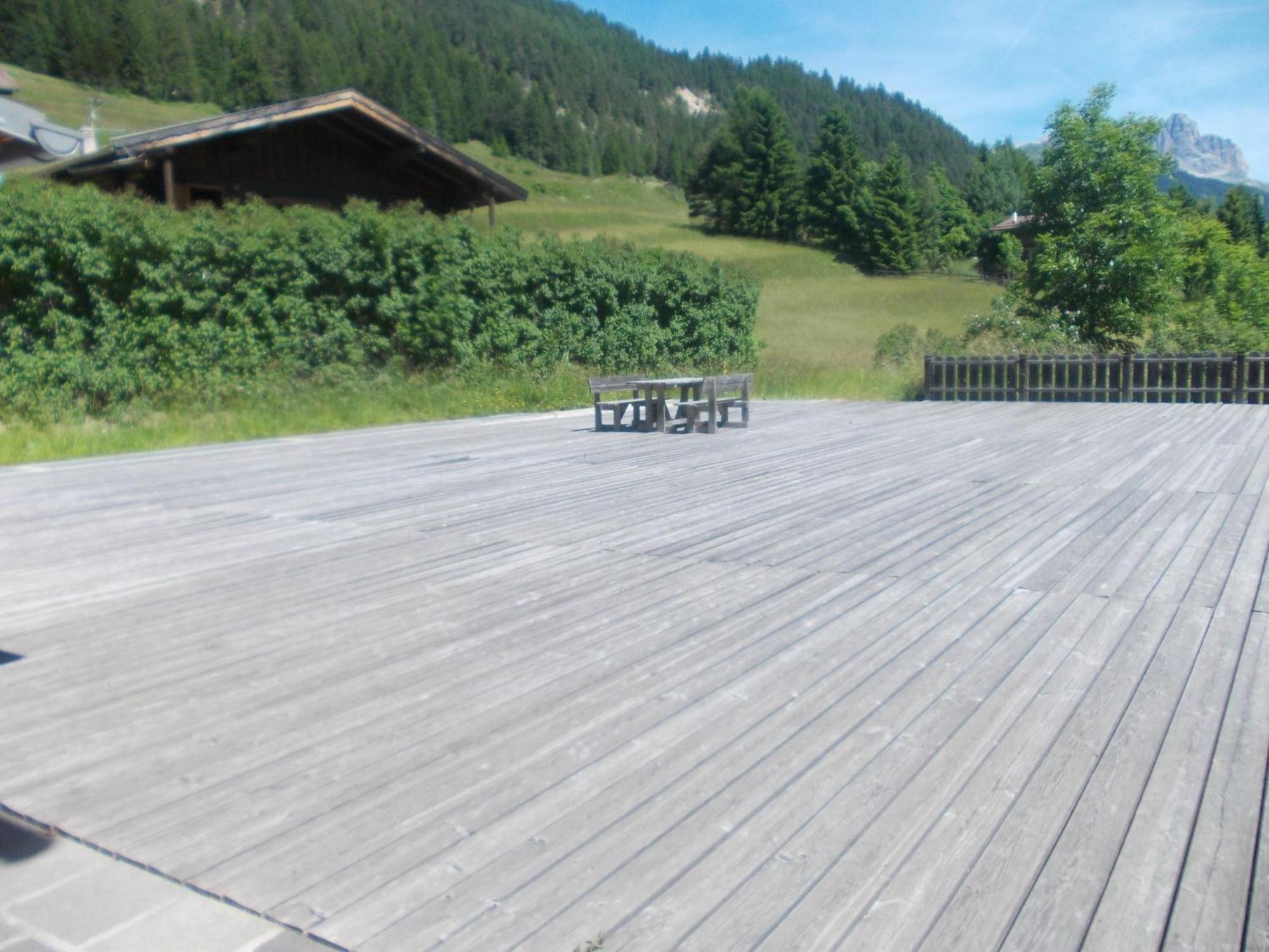 Ferienwohnung Casa Al Mesdi Pozza di Fassa Exterior foto